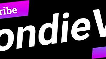 this blonde milf is playing with her body so sensually