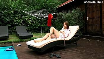 Hermione Ganger in a sexy pool scene