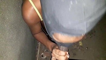 Skinny Latina Prostitute Sucks Big Cock Then Gets Anal Fucked And Creampied In Construction Site