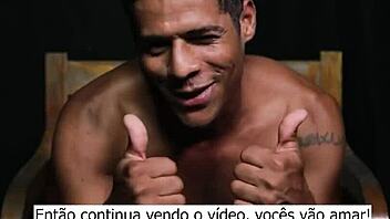 Tattooed guy with big cock fucking hard until he cums! 😏