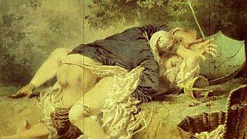 Vintage Erotic Comic Illustration