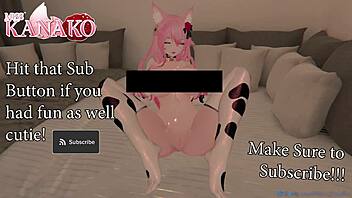 check out this special announcement for the 3d preview video featuring horny catgirl's footjob debut event