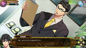 Sexy model gives swedish oil massage in game