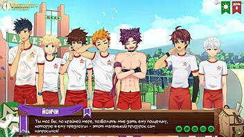 I made a juicy blowjob to Natsumi in game friends camp episode 9