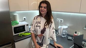 Stepmother makes stepson suck cock