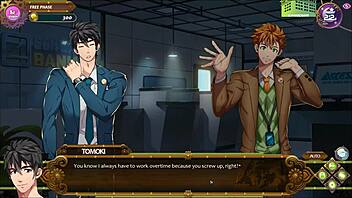 Sexy model gives swedish oil massage in game