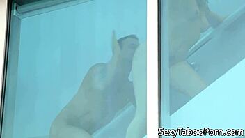 Cheating girlfriend gets roughly railed in taboo pussy fuck