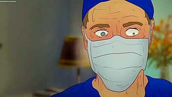 Doctor switches sides and bangs the girl hard in 2D hentai cartoon!