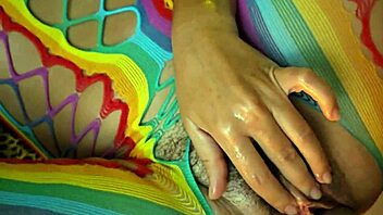 evening close up of a sexy babe