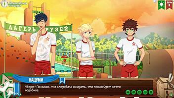 I made a juicy blowjob to Natsumi in game friends camp episode 9