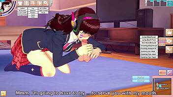 D Va Gets Fucked In The Room