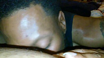 She begged for intense pussy eating from big black cock