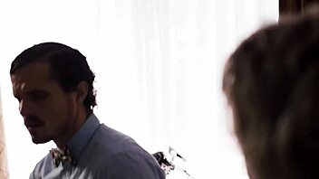 Curvy cougar dee williams rides stepson sideways for shaved pussy sex