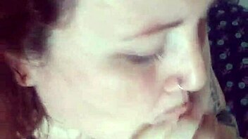 damn, cum exploded all over my girlfriend's slutty tits!