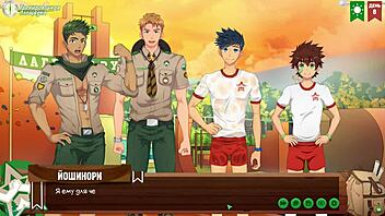 I made a juicy blowjob to Natsumi in game friends camp episode 9