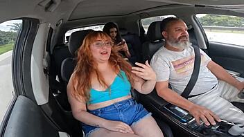 Look at trix mendes, the redhead with giant ass naked on streets hitching with ted!