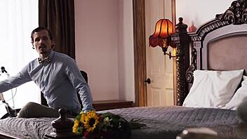 Curvy cougar dee williams rides stepson sideways for shaved pussy sex