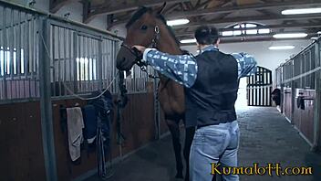 milf kumalott riding hot cock while licking feet