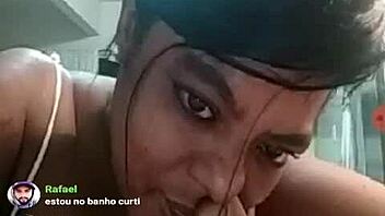 Feel the excitement of this brazilian bbw teasing on webcam