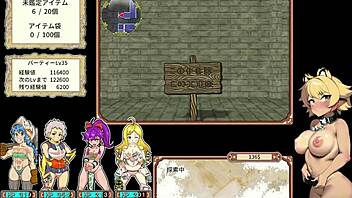 Dan Ero+ Let's Play Part 1: Four Bitches Explore Dungeon in Suggestive Game