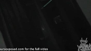 Hottest Late Night Strip Tease Turns Into Blowjob and Swallow