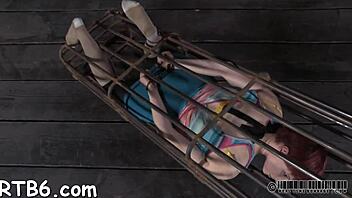 i'm in latex bondage getting my ass fucked hard