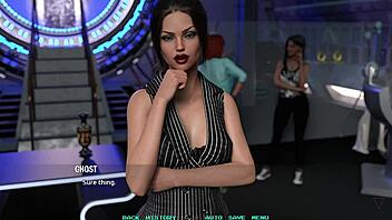 Huge-boobed babes in 3D porn game for adults