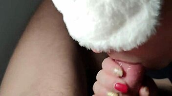 This blonde babe got fucked deep and sucked a monster cock until orgasm.