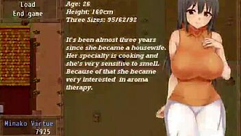 在这个Hentai游戏冒险中，对Minako感到撕裂