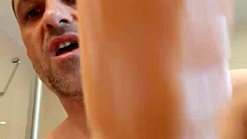 Breeding my ass with shavencock in gay fucking!