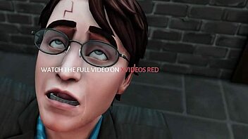 Ron's humiliation as Hermione and Harry have sex