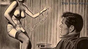 vintage erotic art collection