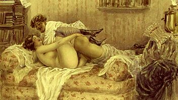 Vintage Erotic Comic Illustration