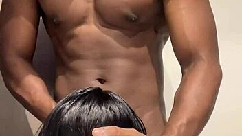 Quickie Bathroom Fuck With Big Cock Deepthroat