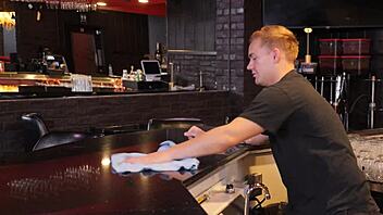 Bartender Finds MILF Pussy The Best Cum Rag