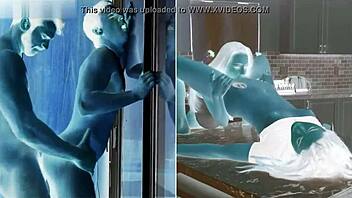 Beautiful croatian lesbians lick each other's asses