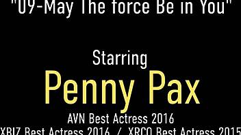 Penny Pax asks, 'Want me to finger your ass with force?'