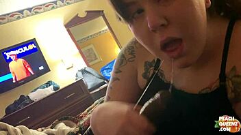 peach queenz bbws get sloppy on bbc