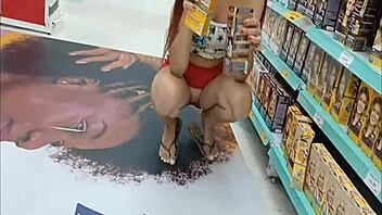 Esposa No Mercado Sem Calcinha Se Exibindo