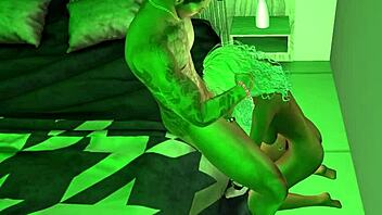 Succulentus cartoon character engages in oral activities