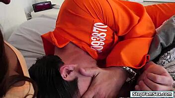 ebony kinsley dominates stepdad with facesitting—damn!