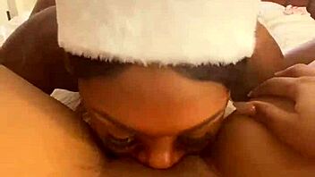Lesbian Christmas Licking Small Tits Big Ass