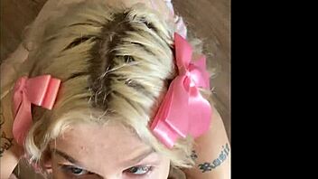 emma rosie is thrilled with the hot blowjob hookup, sucking until he cums on her face in this amateur pickup