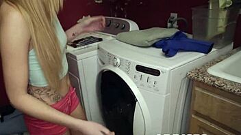 Sexy Petite Stepmother Hollie Mack Nailed By Monster Cock At Home