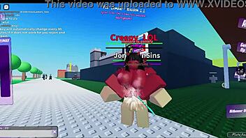 Fun cumbat in roblox condo 1 with cartoon characters