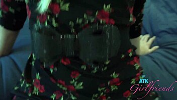 amateur blond babe emma sirus gets panties taken off and eaten out and creams pov gfe