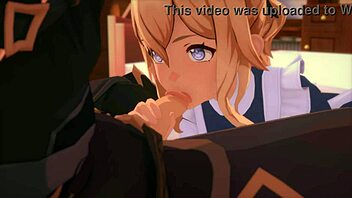 emotional scene with maids jean in genshin impact