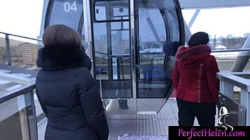 Hot Girl Gives Stranger Public Blowjob and Swallows at Resort