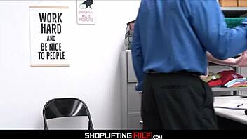 milf casca akashova caught shoplifting, gets banged by officer after sneaky deal