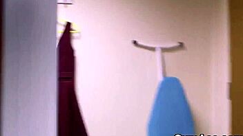 foxy babe receives facial treatment and enjoys refreshing juice